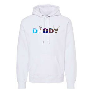 Frozen Dad And Mom Birthday Daddy Family Party Snowman Premium Hoodie