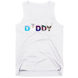 Frozen Dad And Mom Birthday Daddy Family Party Snowman Tank Top