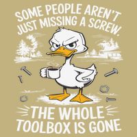 Funny Duck Arent Missing A Screw The Whole Toolbox Is Gone Mousepad
