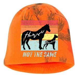 Funny Dog And Horse Lovers Great Dane Not The Same Humorous Kati - Camo Knit Beanie