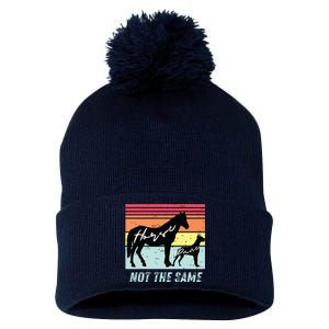 Funny Dog And Horse Lovers Great Dane Not The Same Humorous Pom Pom 12in Knit Beanie