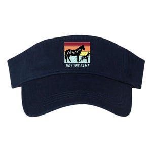 Funny Dog And Horse Lovers Great Dane Not The Same Humorous Valucap Bio-Washed Visor