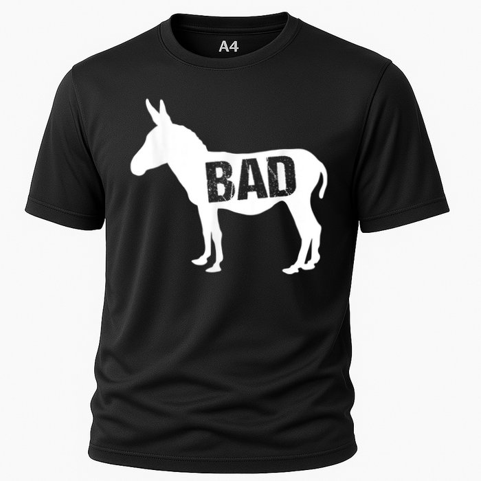 Funny Donkey Animal Lover Badass Ass Farm Mule Cooling Performance Crew T-Shirt