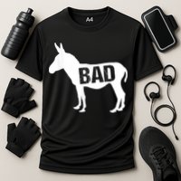 Funny Donkey Animal Lover Badass Ass Farm Mule Cooling Performance Crew T-Shirt