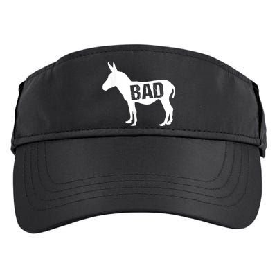 Funny Donkey Animal Lover Badass Ass Farm Mule Adult Drive Performance Visor