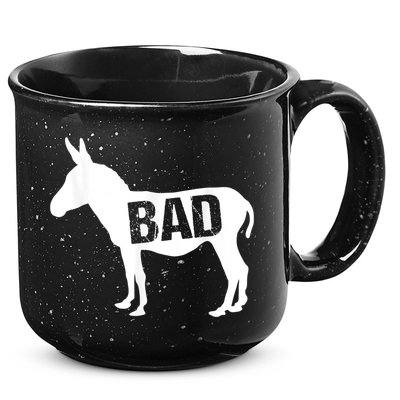 Funny Donkey Animal Lover Badass Ass Farm Mule 15oz Campfire Ceramic Mug