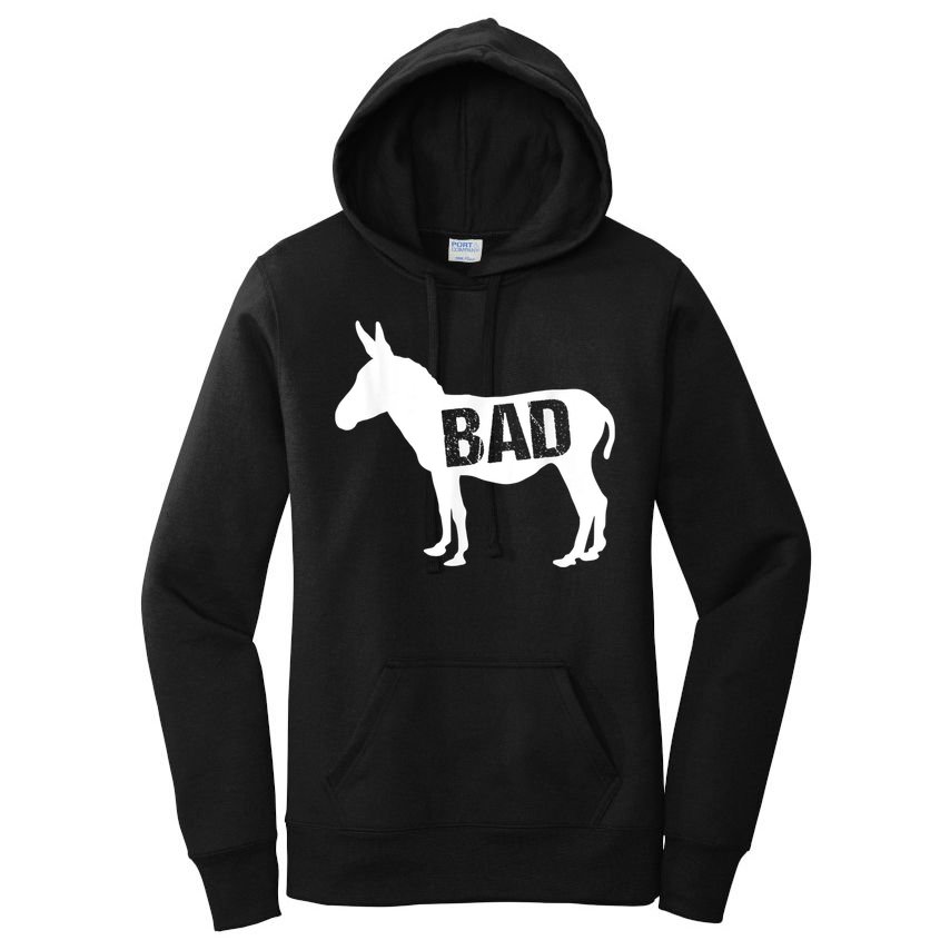 Funny Donkey Animal Lover Badass Ass Farm Mule Women's Pullover Hoodie