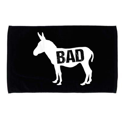 Funny Donkey Animal Lover Badass Ass Farm Mule Microfiber Hand Towel