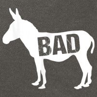 Funny Donkey Animal Lover Badass Ass Farm Mule Cotton Canvas Backpack