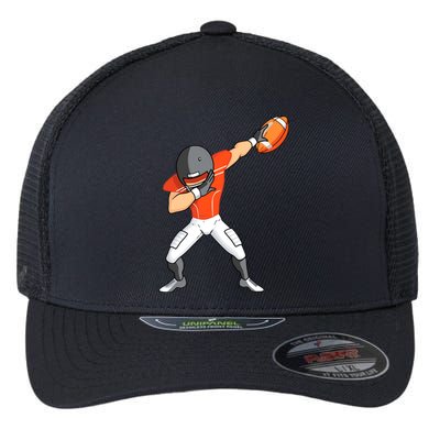 Footballer Dabbing American Football Funny Dab Gift Flexfit Unipanel Trucker Cap