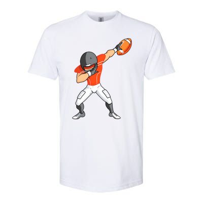 Footballer Dabbing American Football Funny Dab Gift Softstyle® CVC T-Shirt