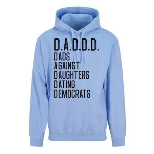 Funny D A D D D Dads Against Daughters Dating Democrats Great Gift Unisex Surf Hoodie