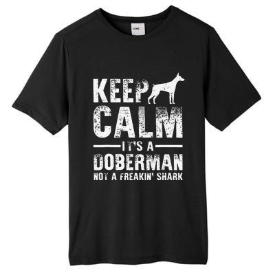 Funny Doberman Art Women Doberman Pinscher Dog Walker Tall Fusion ChromaSoft Performance T-Shirt