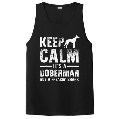 Funny Doberman Art Women Doberman Pinscher Dog Walker PosiCharge Competitor Tank