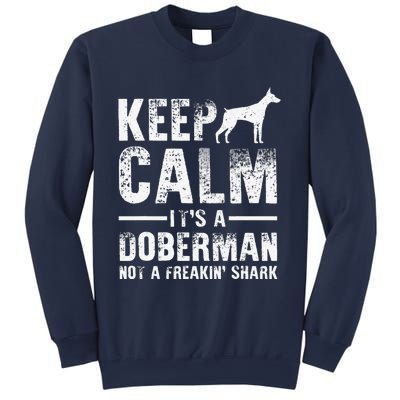 Funny Doberman Art Women Doberman Pinscher Dog Walker Sweatshirt