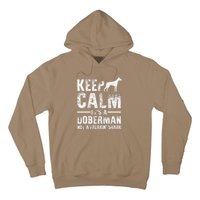 Funny Doberman Art Women Doberman Pinscher Dog Walker Hoodie