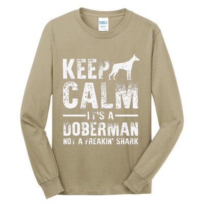 Funny Doberman Art Women Doberman Pinscher Dog Walker Tall Long Sleeve T-Shirt