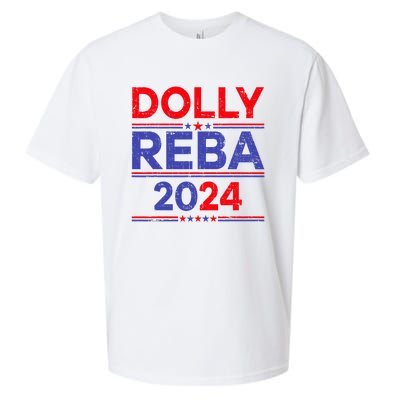 Funny Dolly And Reba 2024 Design Sueded Cloud Jersey T-Shirt