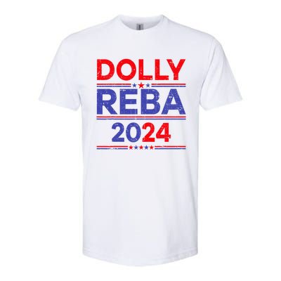 Funny Dolly And Reba 2024 Design Softstyle® CVC T-Shirt