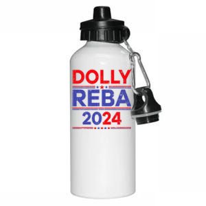 Funny Dolly And Reba 2024 Design Aluminum Water Bottle