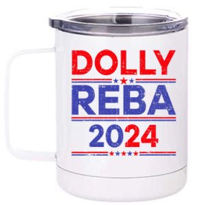 Funny Dolly And Reba 2024 Design 12 oz Stainless Steel Tumbler Cup