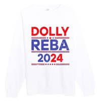 Funny Dolly And Reba 2024 Design Premium Crewneck Sweatshirt