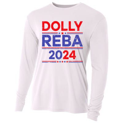 Funny Dolly And Reba 2024 Design Cooling Performance Long Sleeve Crew