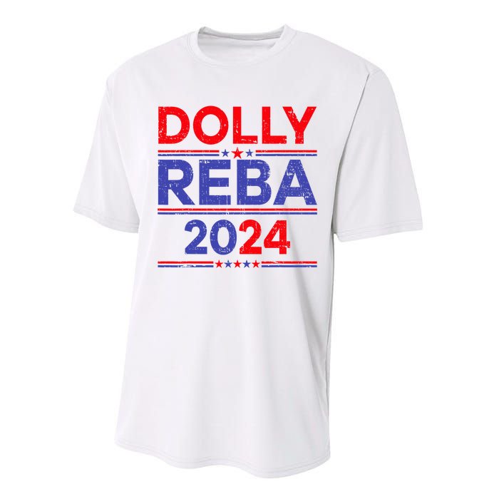 Funny Dolly And Reba 2024 Design Performance Sprint T-Shirt