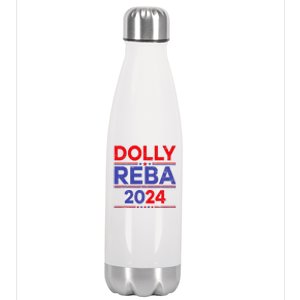 Funny Dolly And Reba 2024 Design Stainless Steel Insulated Water Bottle