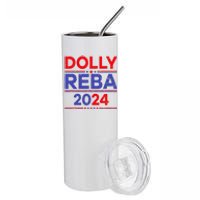 Funny Dolly And Reba 2024 Design Stainless Steel Tumbler