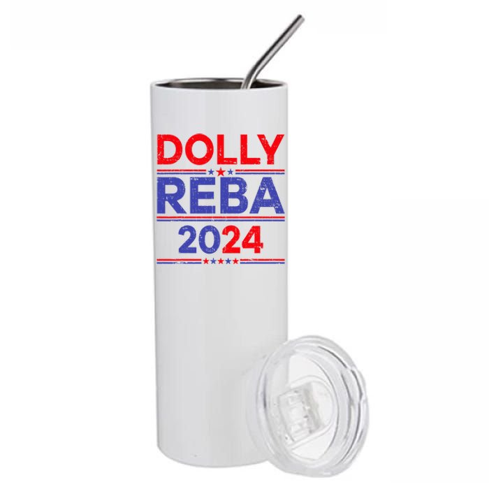 Funny Dolly And Reba 2024 Design Stainless Steel Tumbler