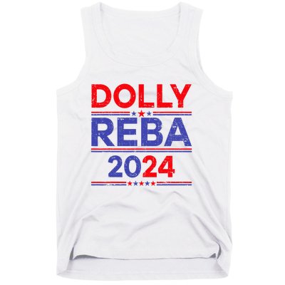 Funny Dolly And Reba 2024 Design Tank Top