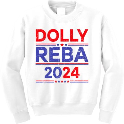 Funny Dolly And Reba 2024 Design Kids Sweatshirt