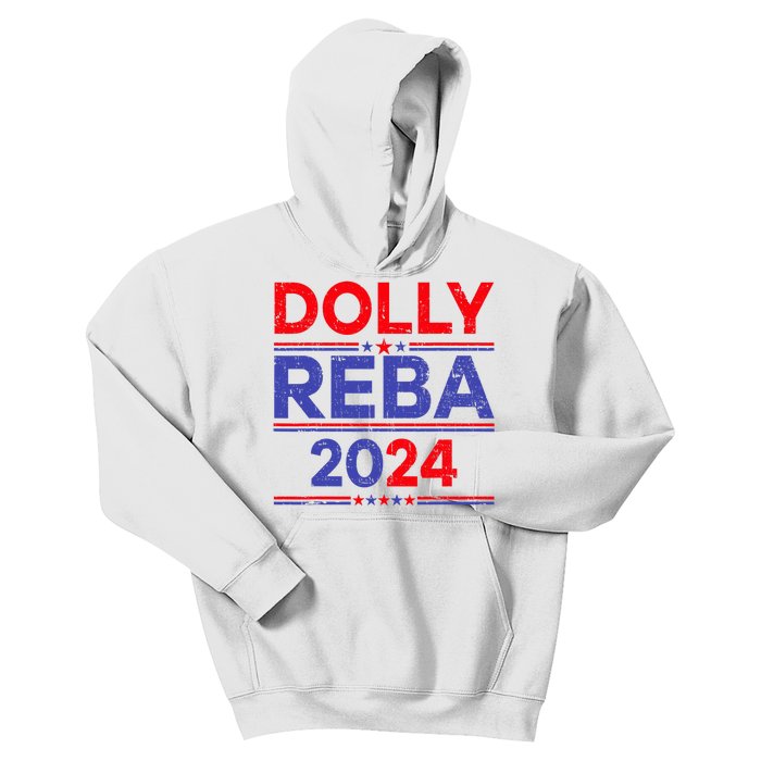 Funny Dolly And Reba 2024 Design Kids Hoodie