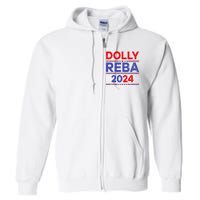 Funny Dolly And Reba 2024 Design Full Zip Hoodie