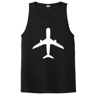 Fathers Day Aviation Airplane World Travel Flying Pilot Great Gift PosiCharge Competitor Tank