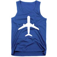 Fathers Day Aviation Airplane World Travel Flying Pilot Great Gift Tank Top