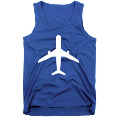 Fathers Day Aviation Airplane World Travel Flying Pilot Great Gift Tank Top