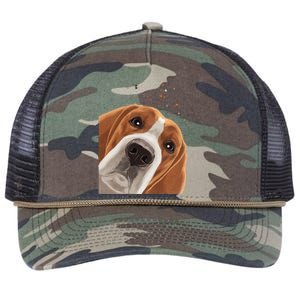 Funny Dog American Foxhound Retro Rope Trucker Hat Cap