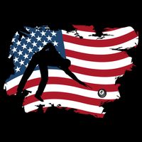 Father's Day American Flag Snooker Billiards Lover Retro Gift For Dad Cooling Performance Crew T-Shirt
