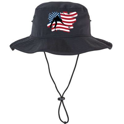 Father's Day American Flag Snooker Billiards Lover Retro Gift For Dad Bucket Hat