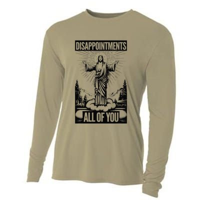 Funny Disappointments All Of You Jesus Christian Religion Cooling Performance Long Sleeve Crew