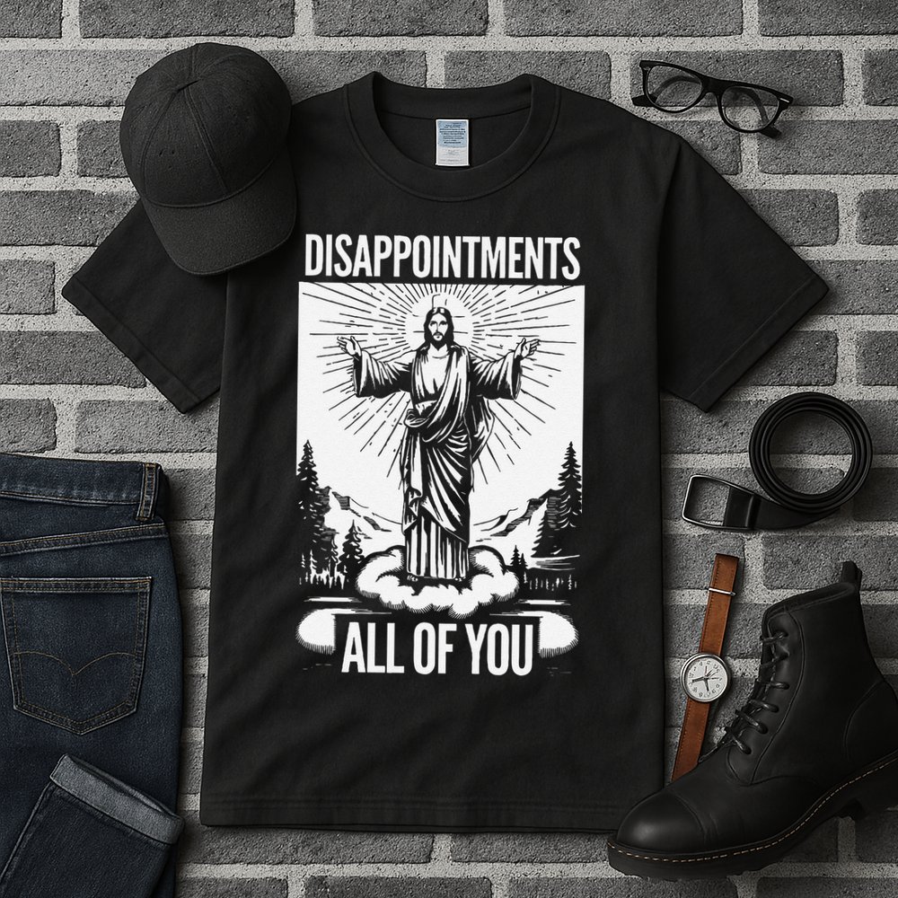 Funny Disappointments All Of You Jesus Christian Religion Tall T-Shirt