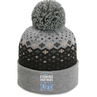 Fisherman Dad And Daughter Fishing Partners For Life The Baniff Cuffed Pom Beanie