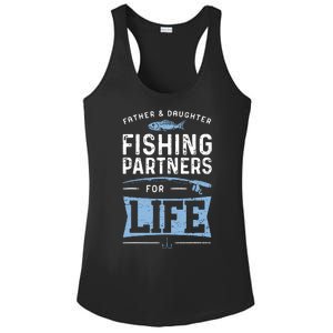 Fisherman Dad And Daughter Fishing Partners For Life Ladies PosiCharge Competitor Racerback Tank