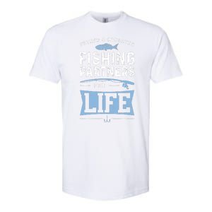 Fisherman Dad And Daughter Fishing Partners For Life Softstyle® CVC T-Shirt