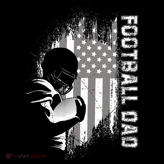 Football Dad American Football T-Shirt