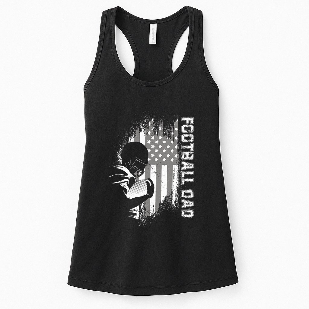 Football Dad American Football Womens Tank Top