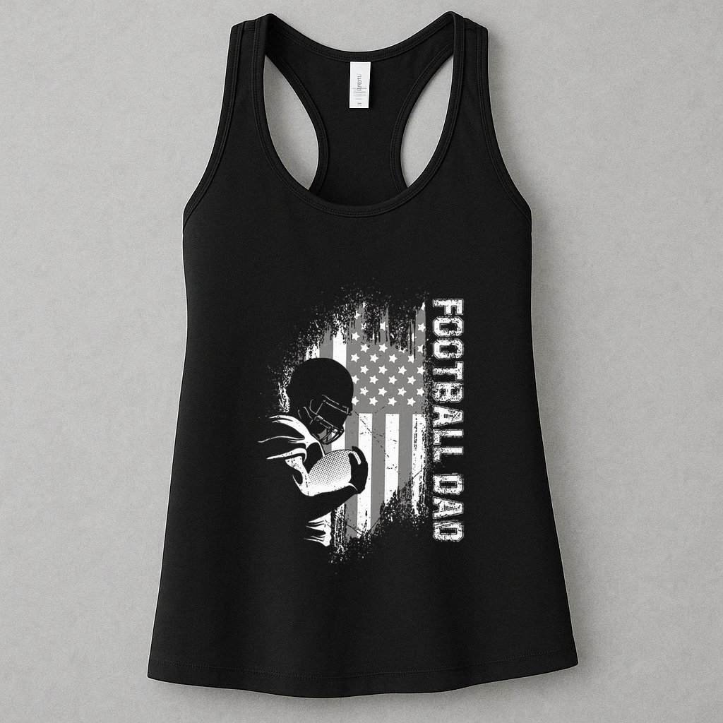 Football Dad American Football Womens Tank Top