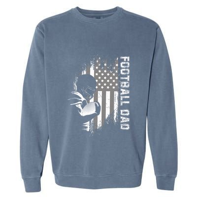 Football Dad American Football Garment-Dyed Sweatshirt
